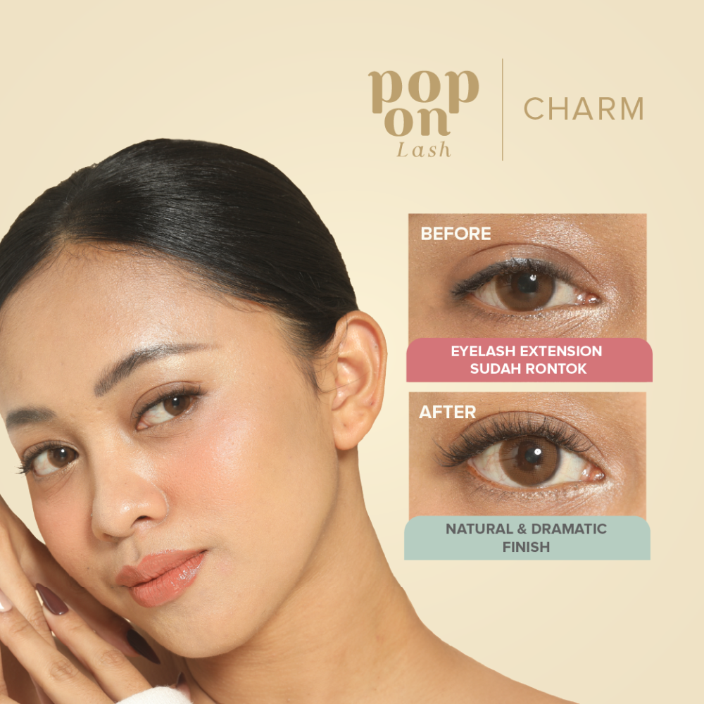 Pop-On Lash [Langsung Tempel] Individual Lash | Bulumata Palsu Dengan Lem Perekat, Eyelash Extension, Pressed On Lash - Image 7