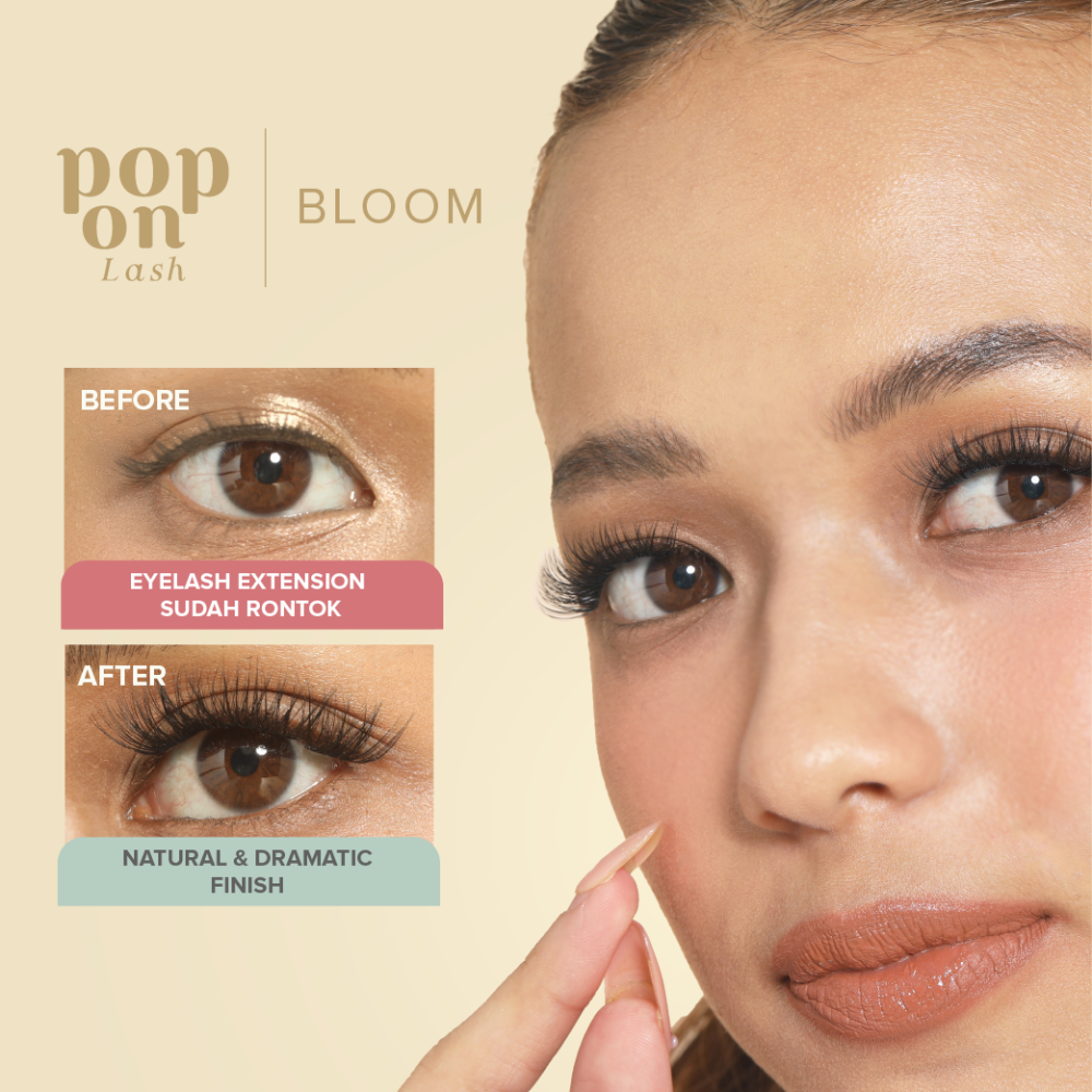 Pop-On Lash [Langsung Tempel] Individual Lash | Bulumata Palsu Dengan Lem Perekat, Eyelash Extension, Pressed On Lash - Image 8