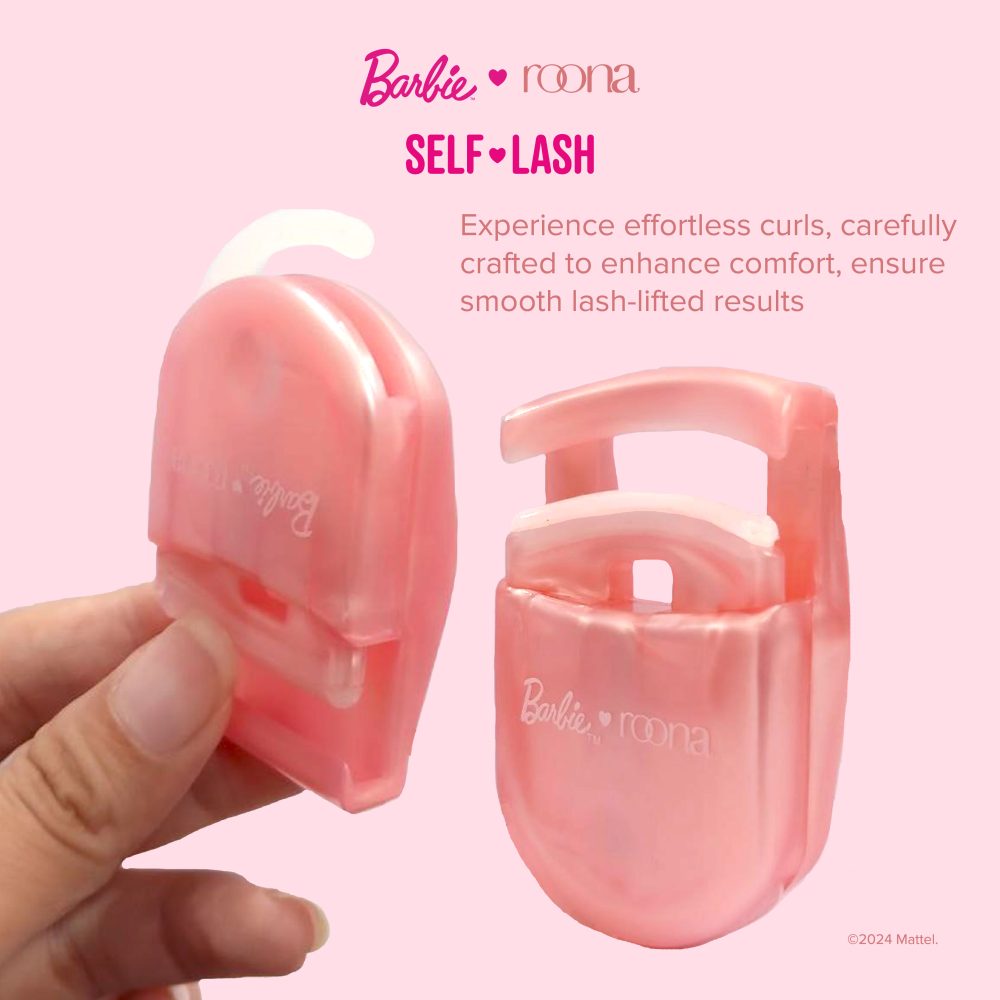 Barbie x ROONA - Eyelash Curler Mini. Penjepit Pelentik Bulu Mata Eyelash Extension Longlasting Curl | Tahan Lama Portable Travel Makeup - Image 3