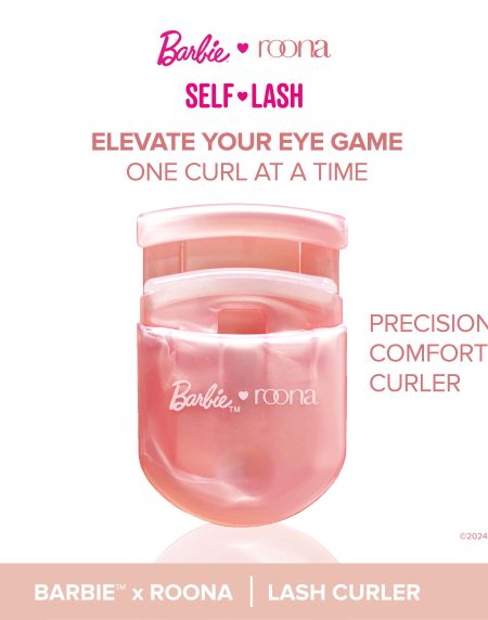 Barbie x ROONA - Eyelash Curler Mini. Penjepit Pelentik Bulu Mata Eyelash Extension Longlasting Curl | Tahan Lama Portable Travel Makeup