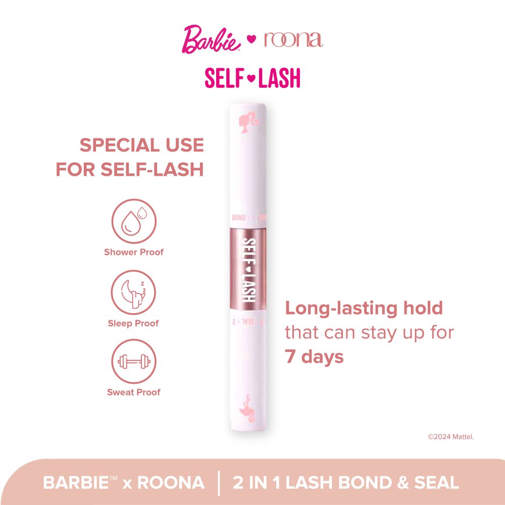 Barbie x ROONA - Bond & Seal [Ready Stock!] Lash Glue & Coating | DIY Eyelash Extension Adhesive, Lem Perekat Bulu Mata Palsu