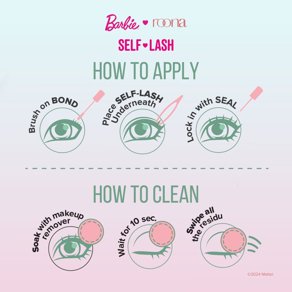 Barbie x ROONA - Bond & Seal [Ready Stock!] Lash Glue & Coating | DIY Eyelash Extension Adhesive, Lem Perekat Bulu Mata Palsu - Image 5