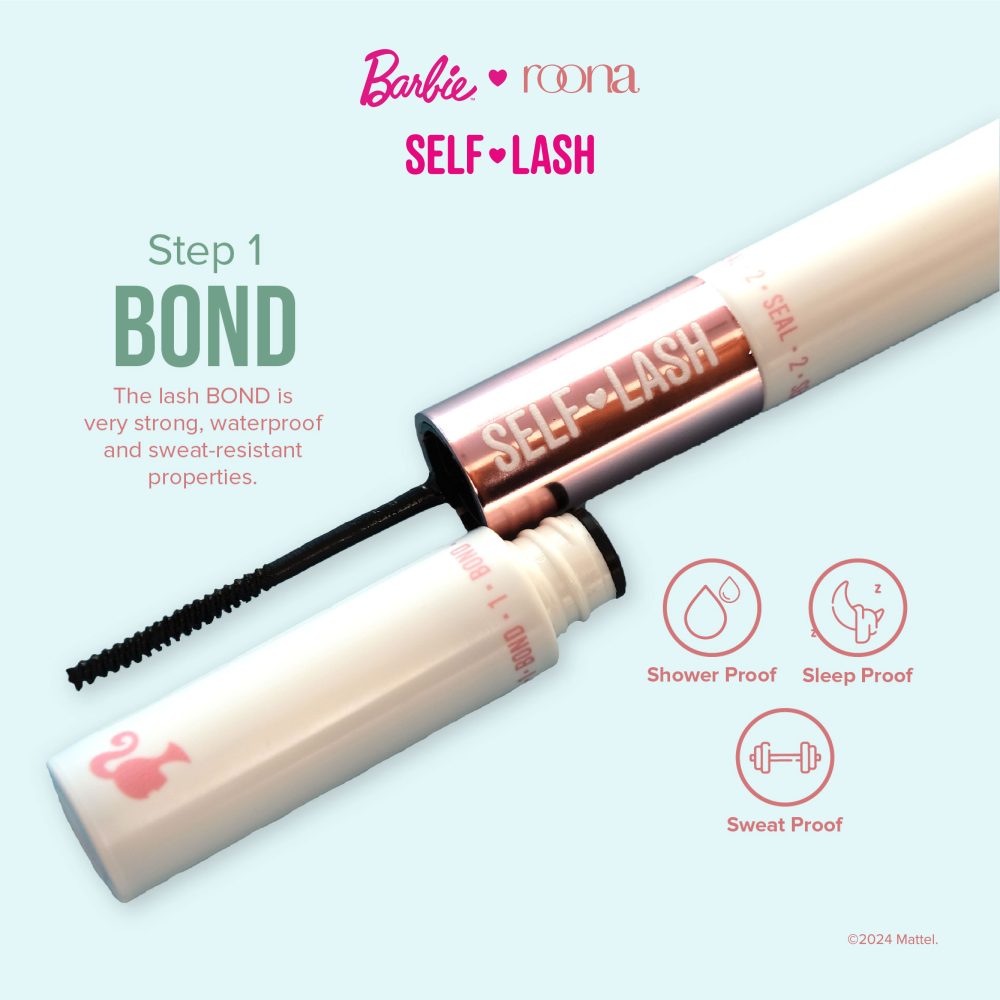 Barbie x ROONA - Bond & Seal [Ready Stock!] Lash Glue & Coating | DIY Eyelash Extension Adhesive, Lem Perekat Bulu Mata Palsu - Image 4